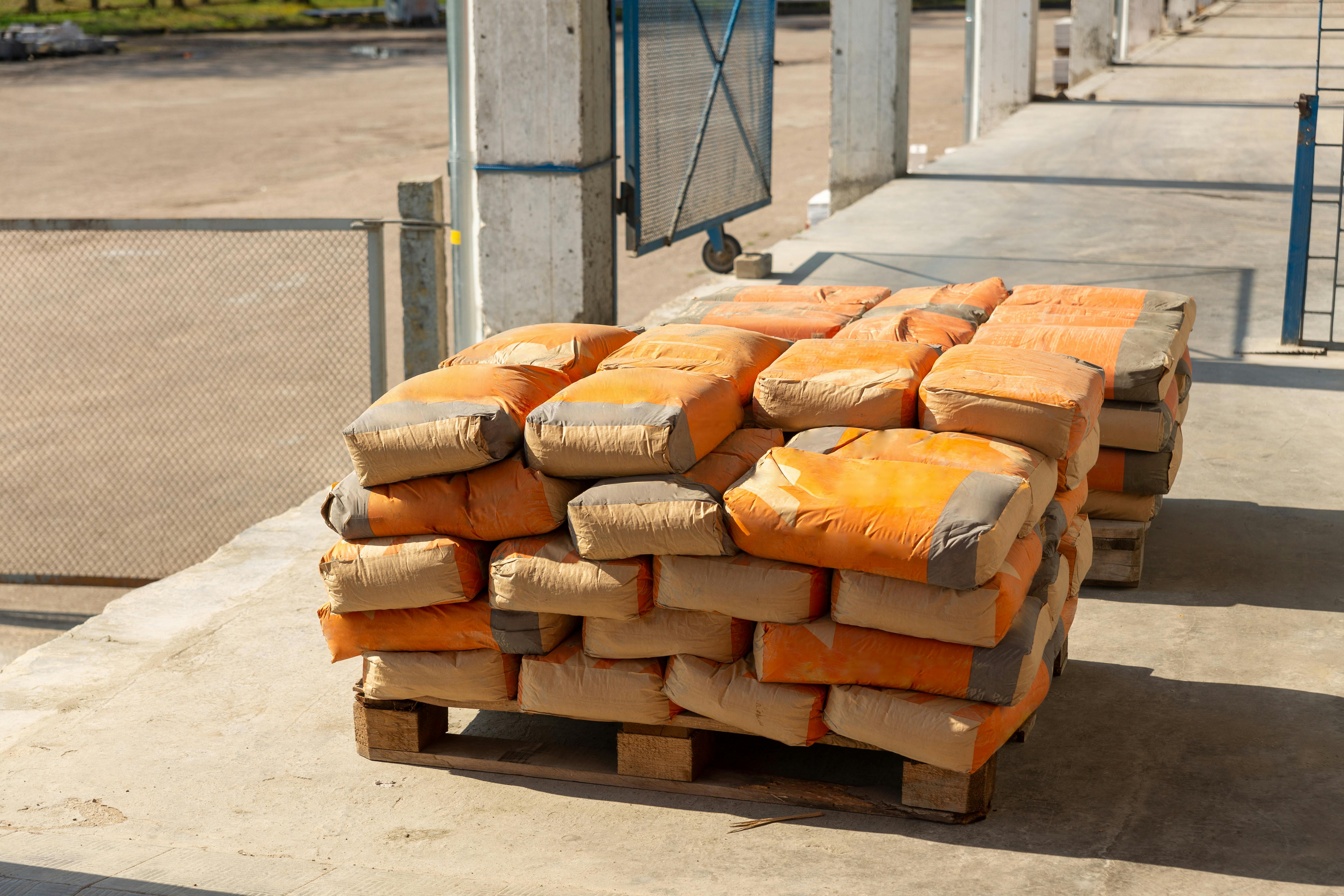 Cement bags